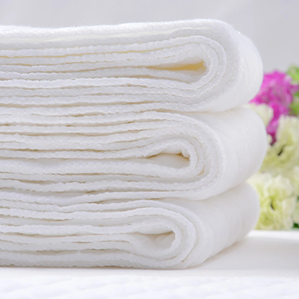 

New 10pcs / inside and outside 100% cotton + medium polyester three-layer cotton baby soft diaper