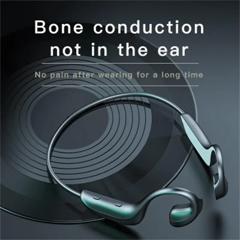 

TWS New Bone Conduction Wireless Bluetooth Earphone Suitable For Xiaomi Huawei Apple Sports Waterproof Earbuds With Microphone