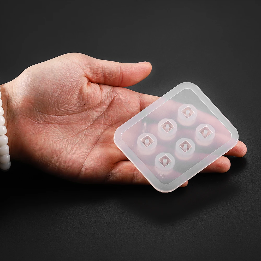 Набор форм для отливки сережек из эпоксидной смолы смешанные стильные формочки