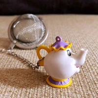 beauty and the beast tea infuser for teapot cup filter