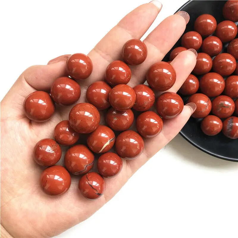 Прямая поставка натуральный красный кристалл яшмы кварцевый шаровой шар