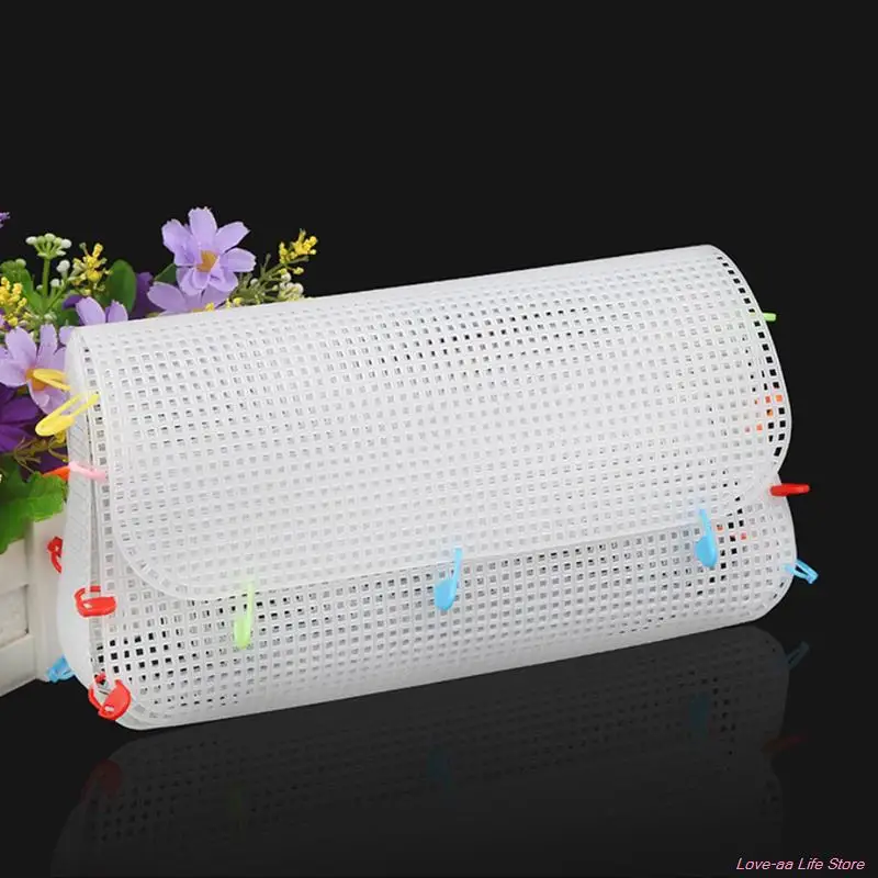 

Auxiliary Knitting & Weaving Plastic Mesh Sheet Chenille Gold Velvet Diy Bag