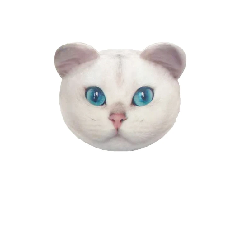 Игрушка в виде головы животного с имитацией узора сжимаемая игрушка для снятия