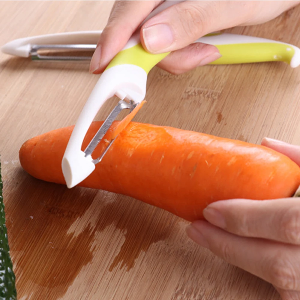 

Anti-slip Potato Peeler Vegetable Fruit Food Slicer for fruit greenvegetable handle multifunction peeler peeling potato [3]