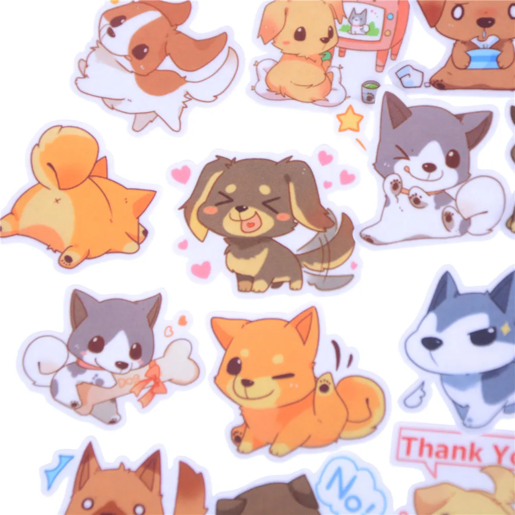40 шт. самодельные милые собаки Скрапбукинг стикер s Декоративные наклейки для