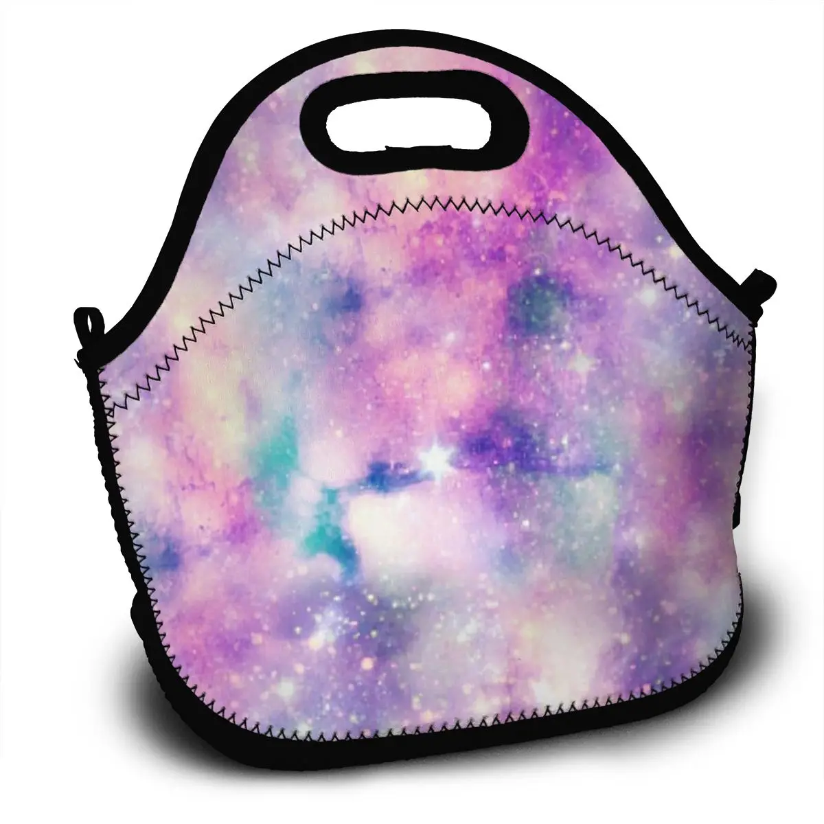 

Портативный изолированный термальный Ланч-бокс Bento со звездным галактическим единорогом, сумка для хранения пикника, сумка, сумки для ланча