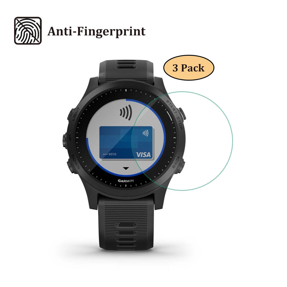 ONGHSD 3 Pack for Garmin Forerunner 945 Tempered Glass Screen Protector Ultra-Thin High Definition Protective Cover Film | Мобильные