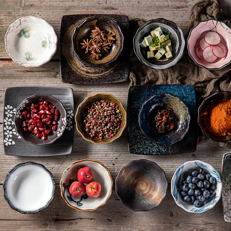 2 шт. японская креативная керамическая домашняя посуда десерты маленькие миски