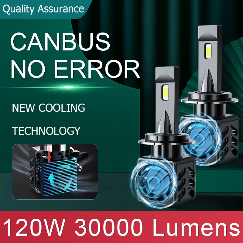 NEW Technology 120W Real Power Quality Warranty H8 H9 HB3 HB4 39800LM 9004 9007 H13 HIR2 Led headlights kit bulb H11 H3 H4 | Автомобили и