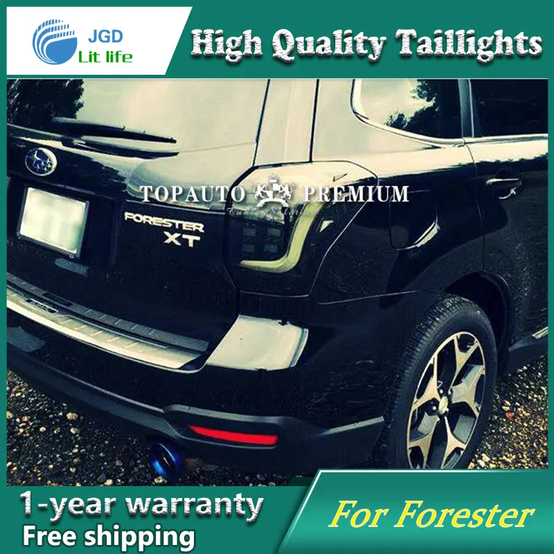 Задний фонарь для стайлинга автомобиля чехол Subaru Forester 2014 2015 2016 задние фонари