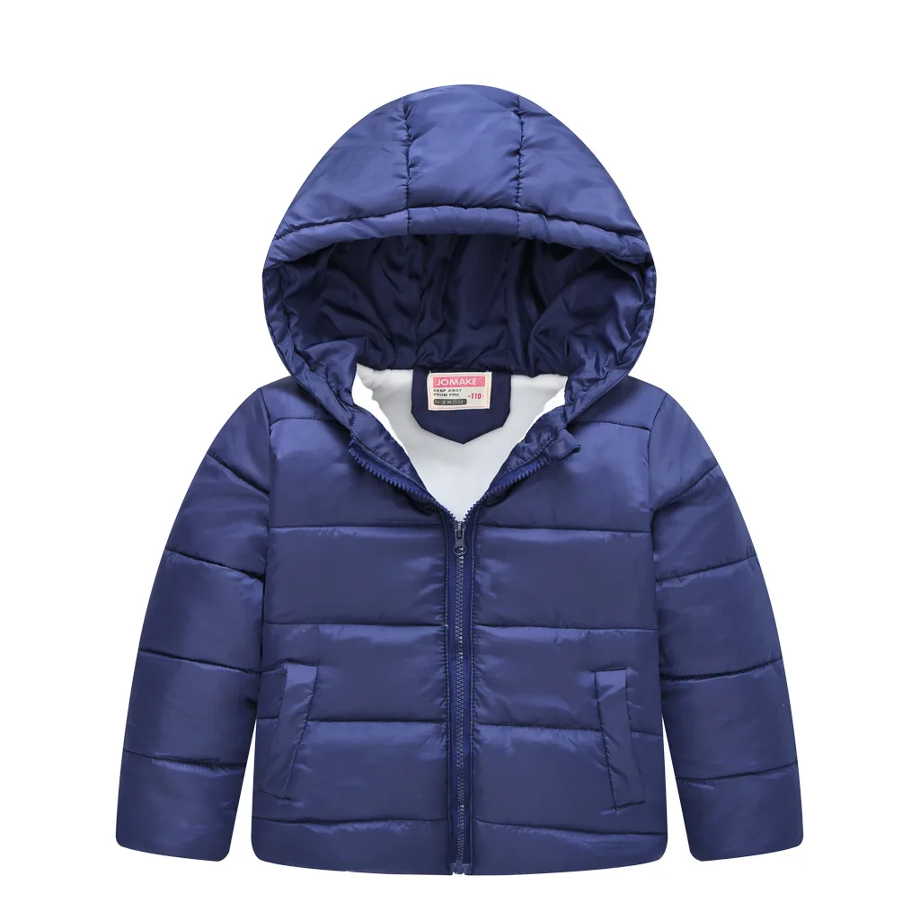 Chaquetas c&aacute;lidas de algod&oacute;n para ni&ntilde;os y ni&ntilde;as, abrigo con capucha de dinosaurio de dibujos animados, ropa gruesa corta de invierno-3