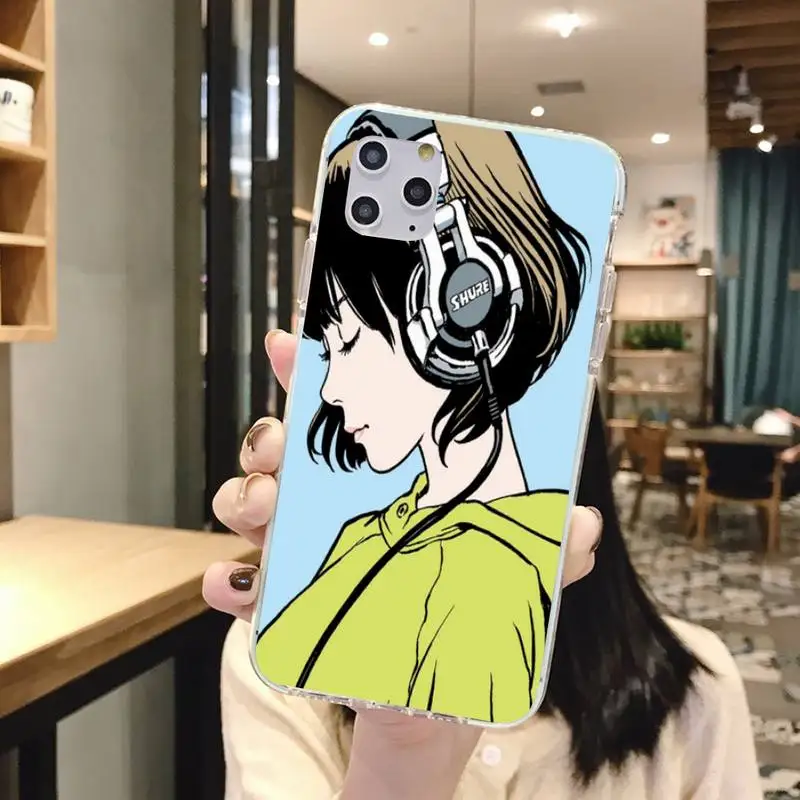 Motirunner милая девушка мягкий силиконовый чехол для телефона из ТПУ с принтом &quotдля