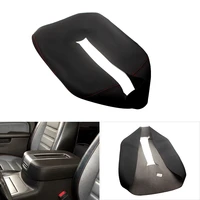 microfiber leather car center armrest console box protection cover trim for gmc sierra slt sle 1500 2500 3500 2007 2008 2014
