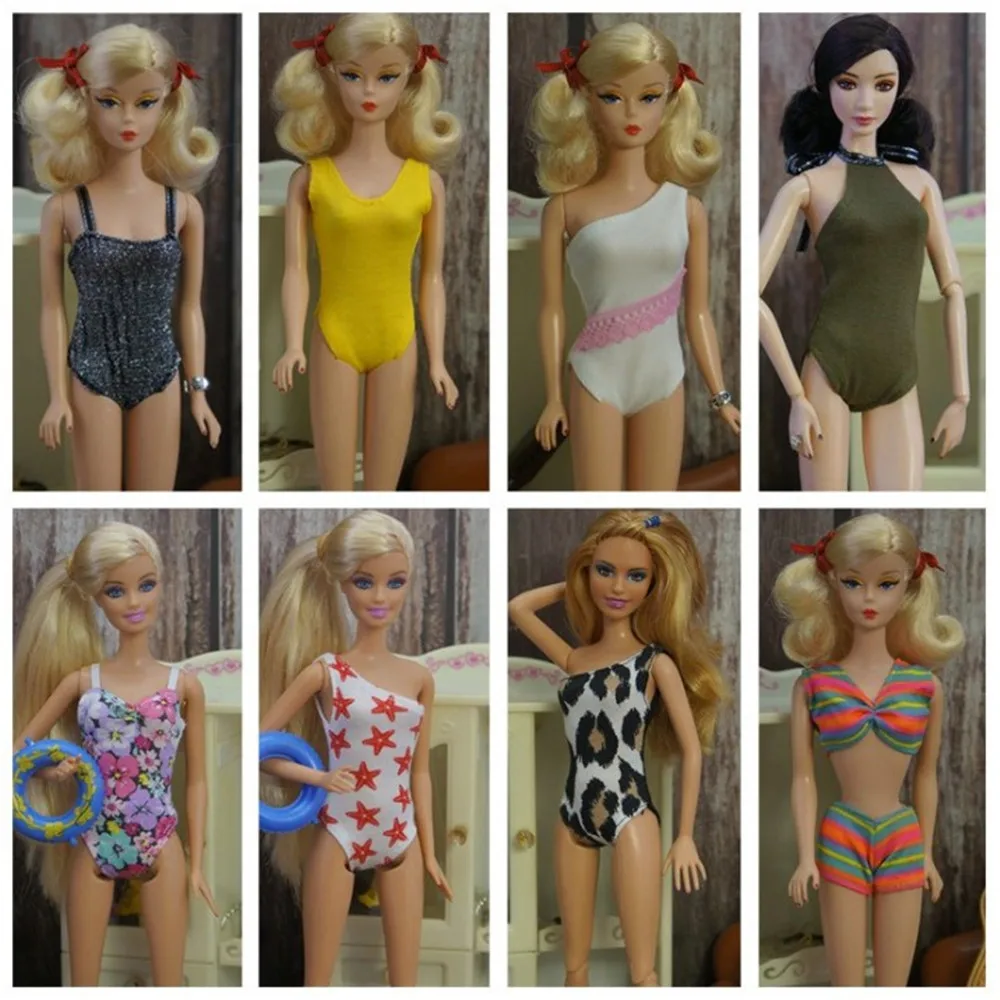 Кукольный купальник пляжная одежда для купания милый бикини куклы Барби игрушки