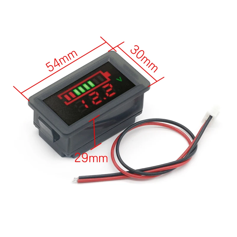 Dual Digital Display Multi-function Vehicle Voltmeter Electricity Power 5-15mA Two-wire Meter | Электроника