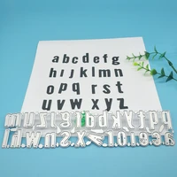 26 english letters metal die cut paper crafts scrapbooks cardboard photo albums greeting cards diy decoration