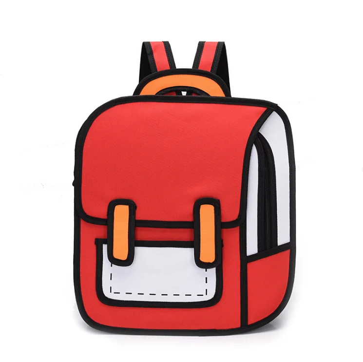 Аниме Cospa рюкзак 2D 3D популярные школьные сумки для мальчиков и девочек модные