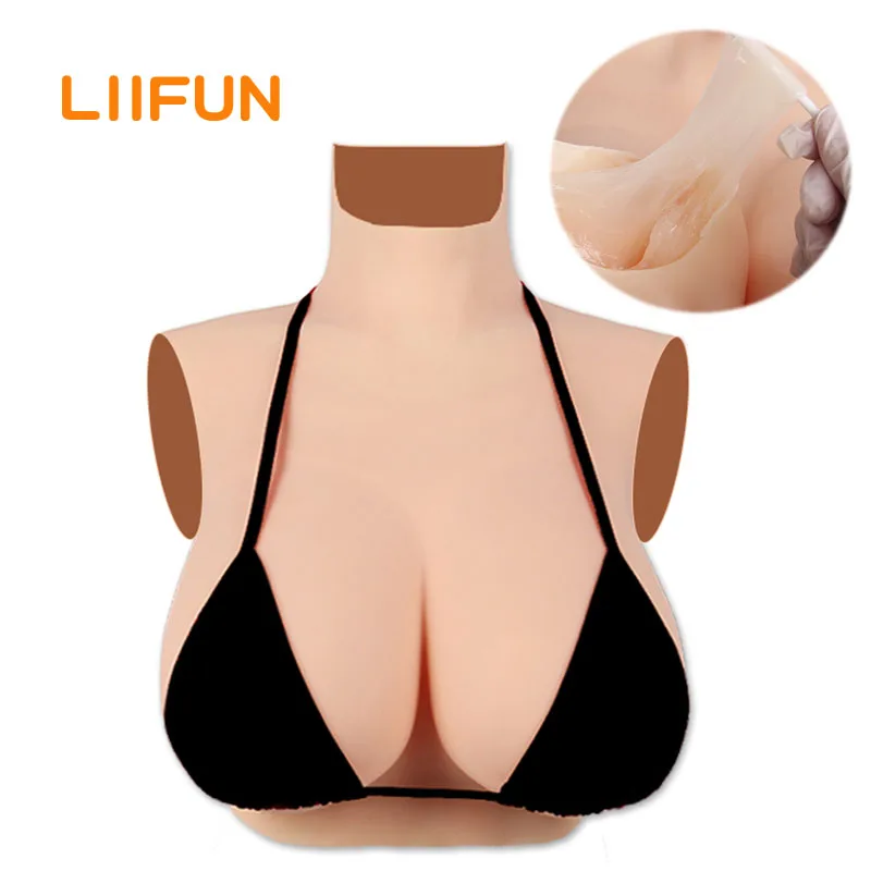 

Crossdresser Realistic Silicone Breast Forms Fake Boobs Enhancer Tits Shemale Transgender Sissy Drag Queen Cosplay Crossdressing