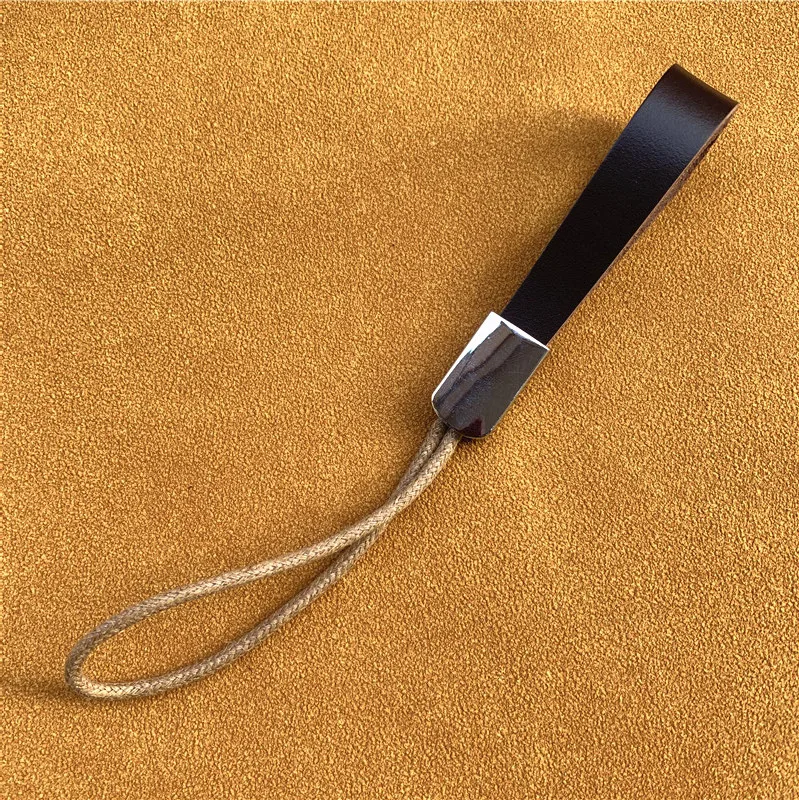 Lanyard Strap for Phone Charm Leather Lanyard Cowhide Keychain Simple Straps for Mobile Phones Accessories Key Chain