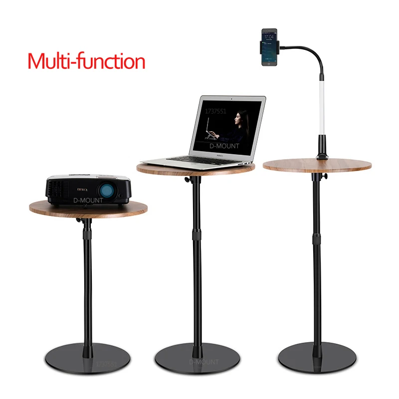 UP-9T Multifunction laptop Floor Stand for Laptop/Tablet PC/Smartphone Holder Height/Angle Adjustable floor moving aluminum