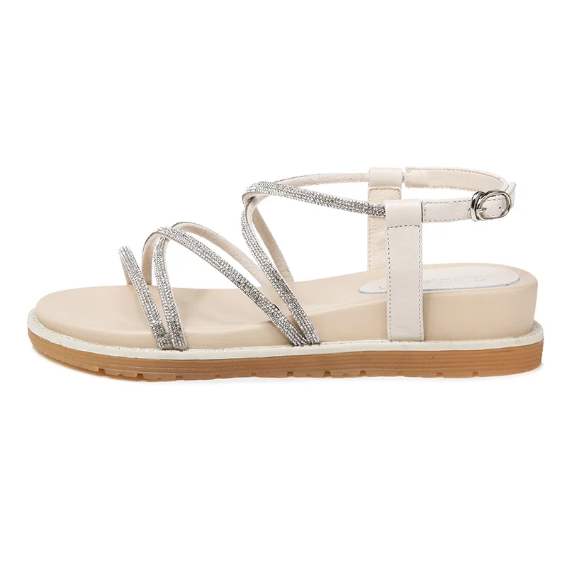 

Туфли-лодочки с открытым носом на платформе, сандалии, твердые Цвет женские туфли на высоком каблуке с алмазные полоски, женская обувь на пл...