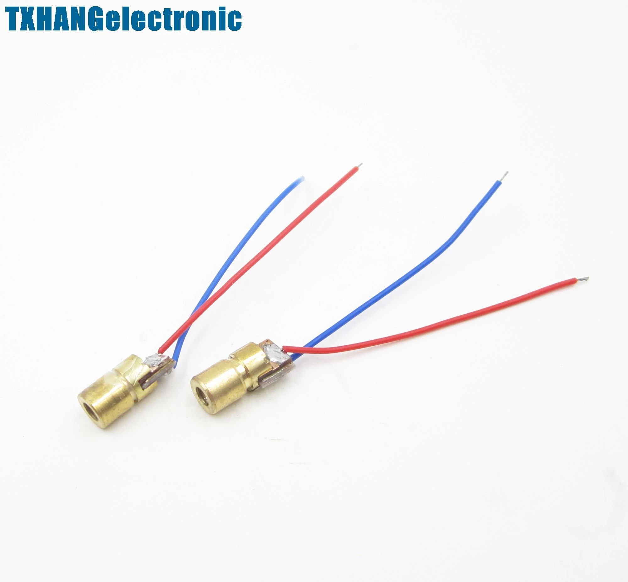 10X650 нм 6 мм 3 в 5 мВт стандартная красная медная мини лазерная указка сделай сам