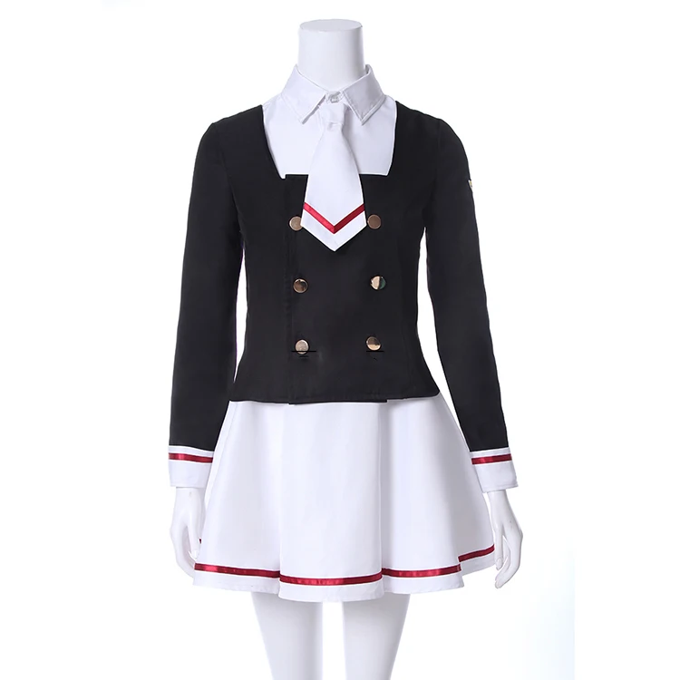 Костюм для косплея сакуры кардкоптера Clearcard косплей-костюм Kinomoto Sakura Tomoyo Daidoji