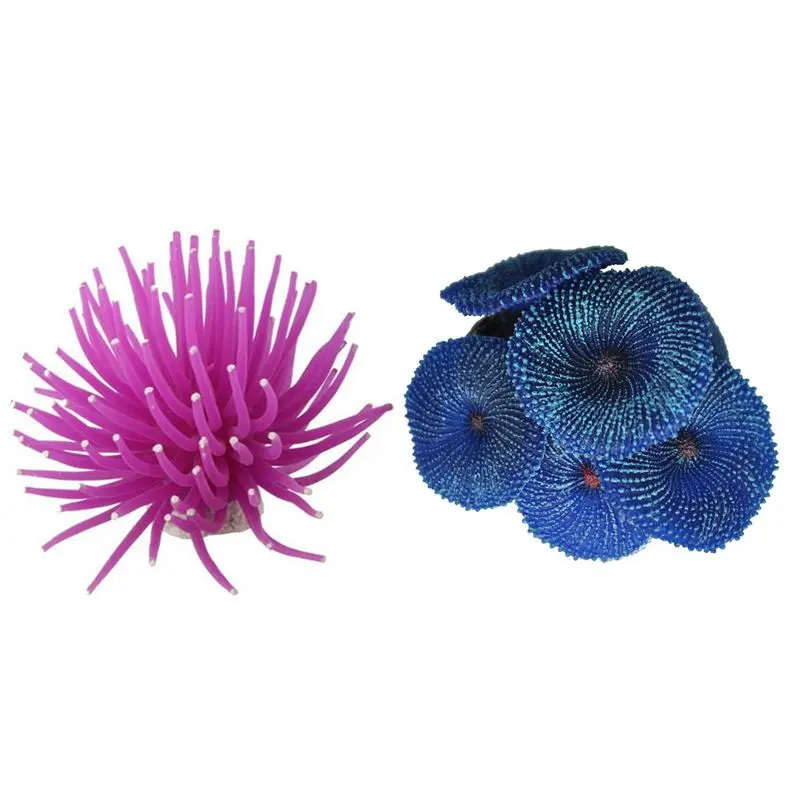 2 шт. аквариума Sea искусственные искусственный Коралл орнамент украшения