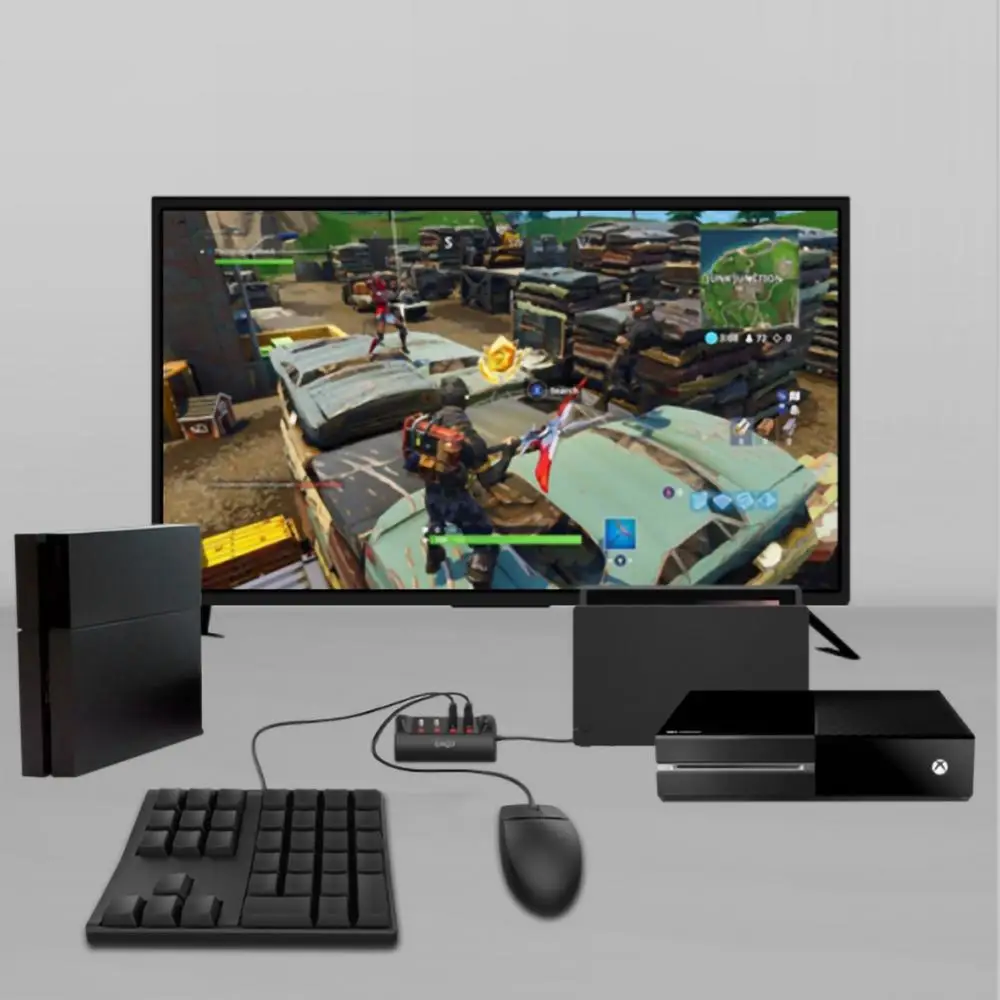 Подключи и играй не требуется привод Мышь Клавиатура адаптер FPS игры играя