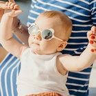 Новинка 2021, модные детские солнцезащитные очки DOISYER с ушками медведя, милые Мультяшные ретро солнцезащитные очки для маленьких мальчиков и девочек