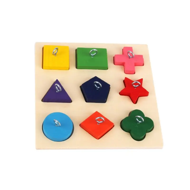 

Pet Educational Toys Birds Parrot Interactive Training Colorful Wooden Block Toy Bird Supplies