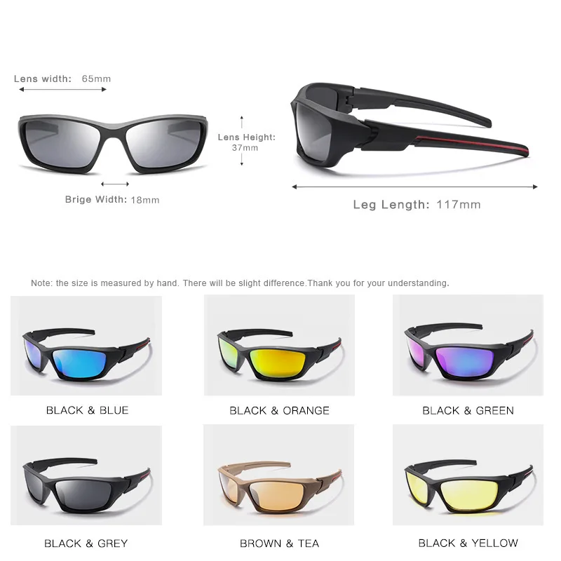 

CRSD New fashion cool sunglasses men's luxury brand designer driving bicycle sunglasses men's goggles shade UV400