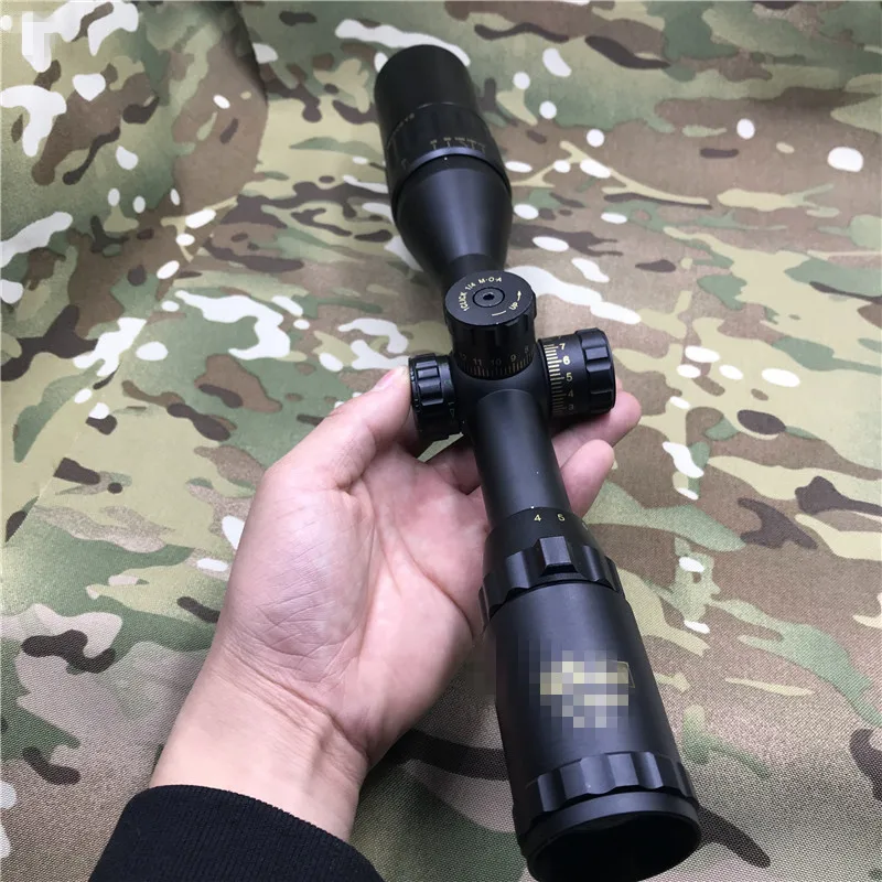4 16x44 Тактический оптический крест прицел зеленый красный с подсветкой охотничий