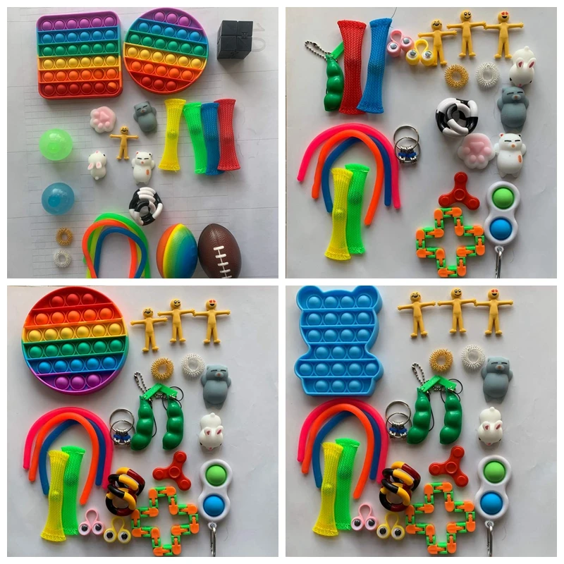 

Relief it Gift for Adults Fidget Toys Anti Stress Set Toy Set Girl Children Sensory Stress Relief Antistress Toys