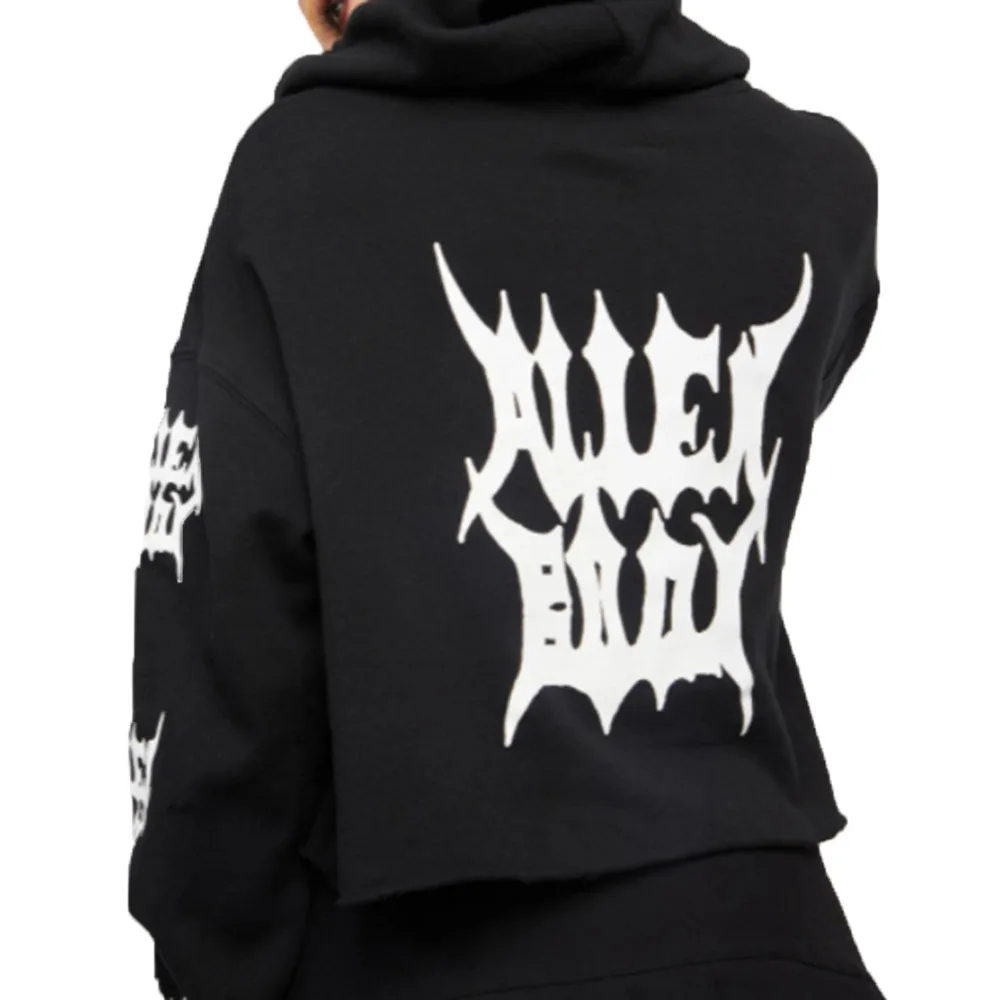 

Autumn 2021 New Fashion Skull Printing Hoodie High Street Hooded Women's Long Sleeve Hipster Gothic Casual Designer