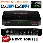 Оригинальный ТВ-приемник GTMEDIA V7 Pro Спутниковый 1080P DVB SS2 S2X + TT2 тюнер H.265 10 бит с USB WiFi декодер поддержка карты CA