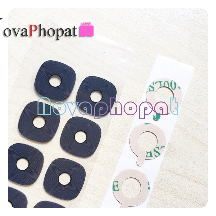 

Novaphopat 50Pcs/Lot Le 2 New Back Big Rear Camera Glass Lens For Letv 2 X620 Real Camera Lens With Adhesive