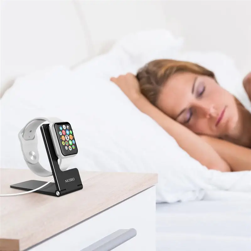 NICERIO металлический алюминиевый держатель зарядного устройства для Apple Watch