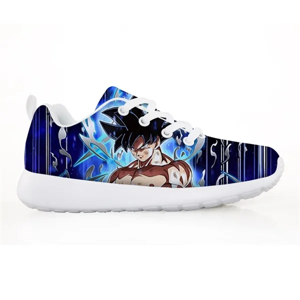 HYCOOL/детская обувь; спортивная обувь для бега; Dragon Ball Z; Детские уличные кроссовки для прогулок; спортивная обувь для мальчиков и девочек - Цвет: HMF704BN