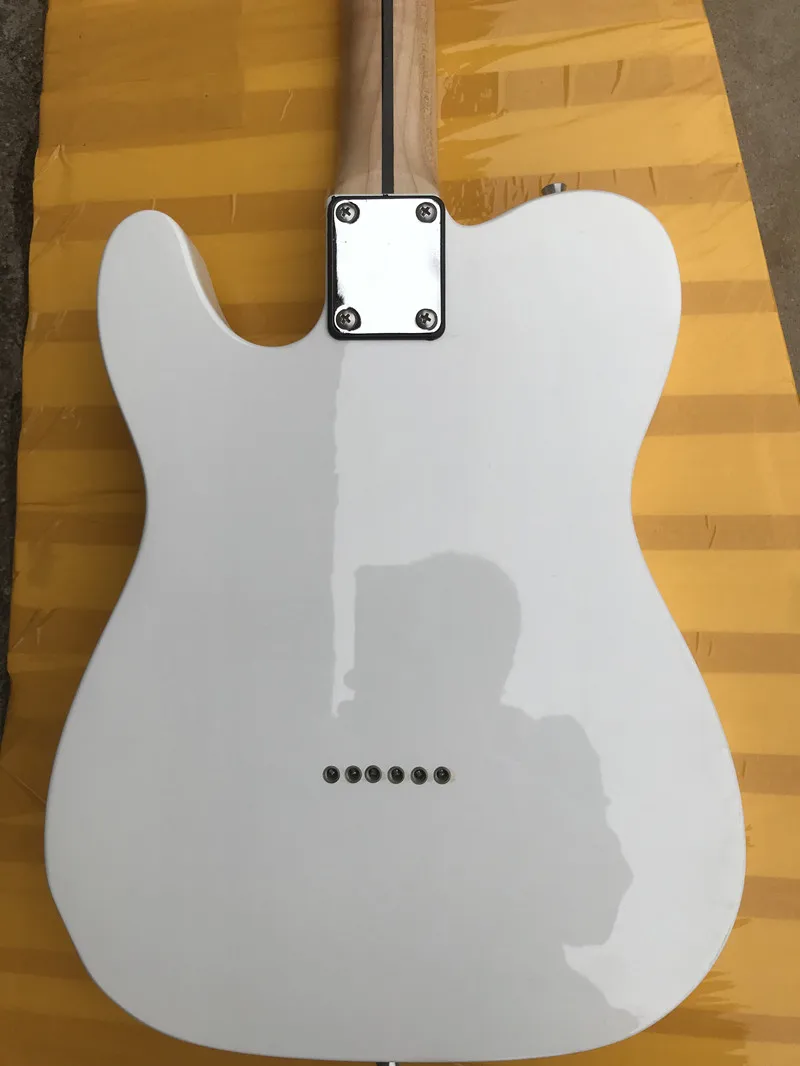 Бесплатная доставка Высококачественная Белая электрогитара TL Заводская