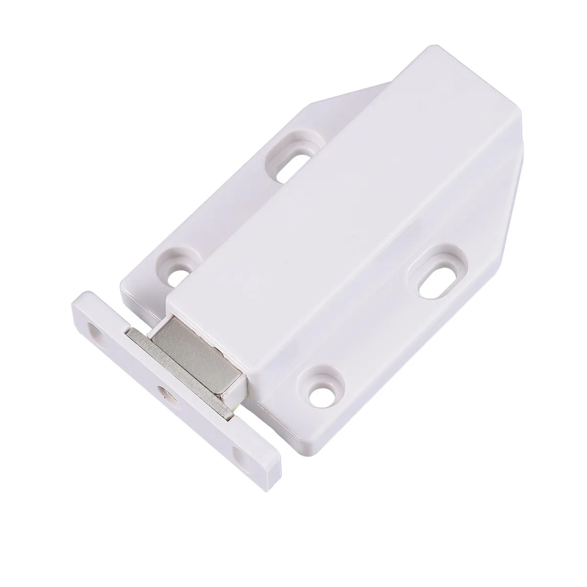 4pcs Strike Plate Closet Ball Catch Holder дверь Catche защелка скрытые двери Останавливает Серебряный