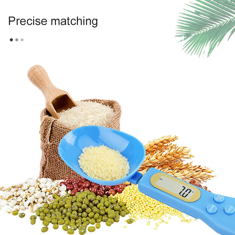 

500/0.1g LCD Display Digital Kitchen Measuring Spoon Portable Electronic Digital Spoon Scale Mini Kitchen Scales Baking Supplies