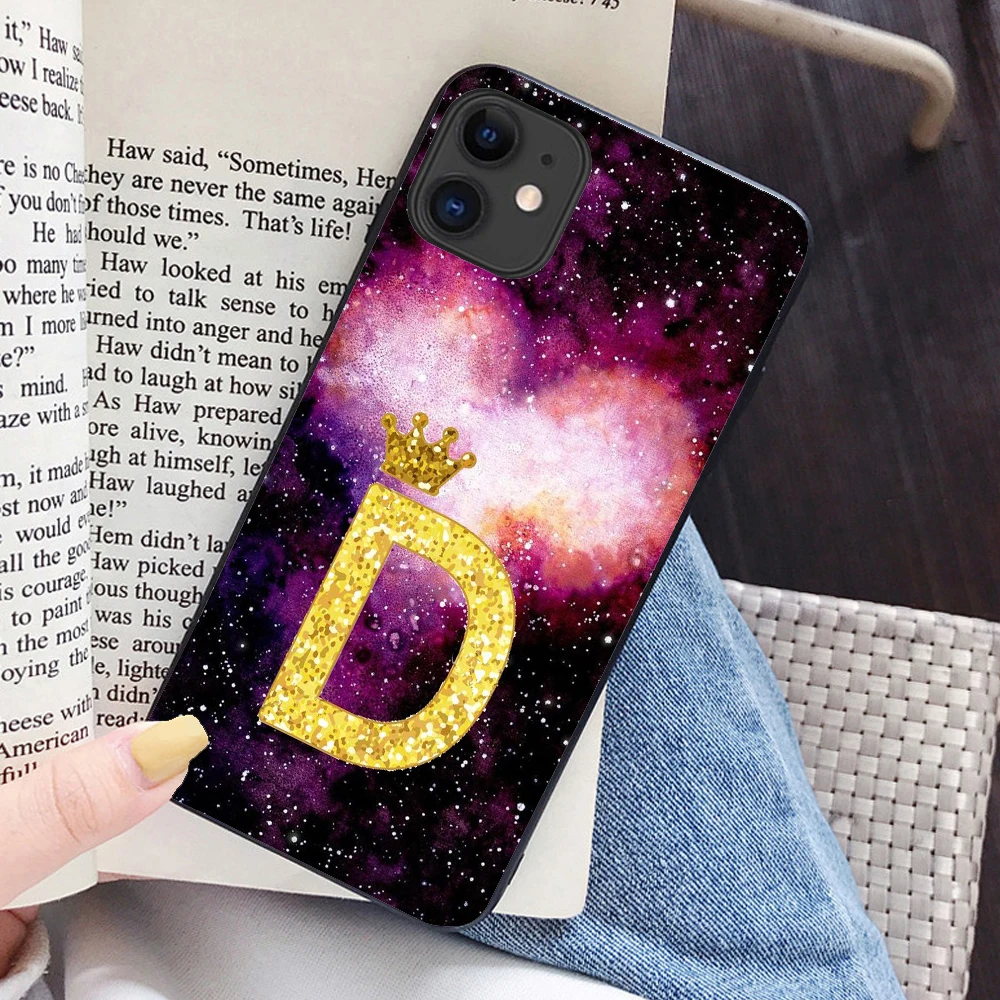 Индивидуальный дизайн DIY Имя пользовательское имя письмо монограмма черный