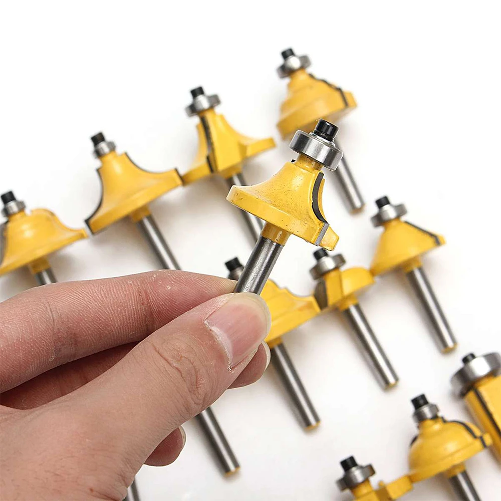 

35Pcs 1/4 Inch Handle Wood Milling Cutter Router Bits Set Milling Cutter Tool Drilling For Woodworking Trimming Engraving Tool