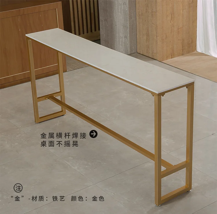 H1 скандинавский барный стол и стул комбинированный кованый золотой высокий для