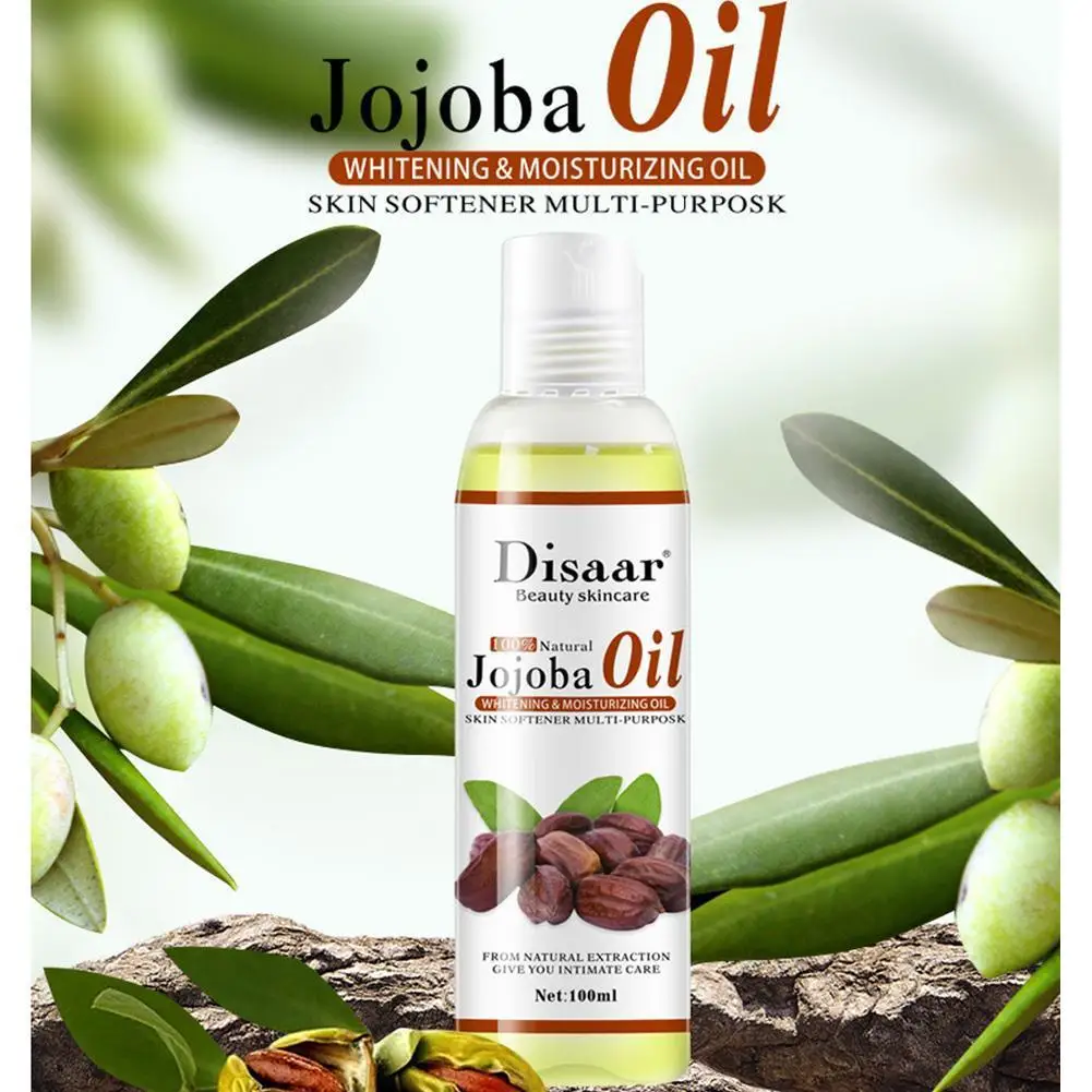 

100Ml Natural 100% Organic Jojoba Oil Massage Body Relaxing Moisturizing Firming Skin Care Oil Control Nourishing Massage Oil