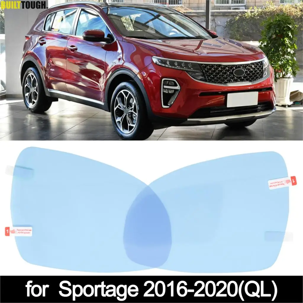 Фото Противотуманное стекло с защитой от дождя, виниловое стекло для Kia Sportage QL 2016 2017 2018 2019, внешняя крышка, автомобильные наклейки, аксессуары №1