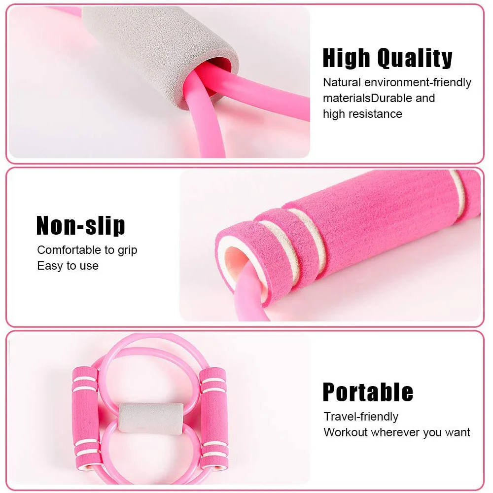 Рисунок 8 Резиновая лента для груди экспандер фитнес-сопротивление веревка