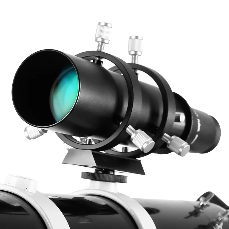 

50mm Gids Scope Volledig Gecoat Guidescope Finder Oculair met Beugel 1.25 "Telescoop accessoires