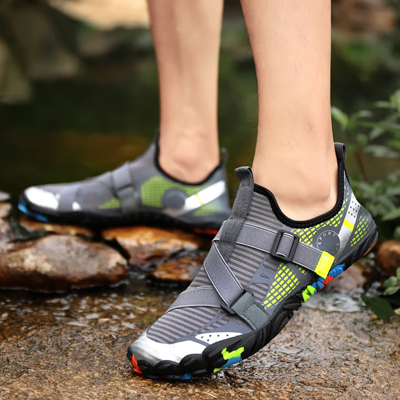 

Grey Barefoot Kids Water Shoes Quick Drying boy Light Weight Aqua shoes Children Sea Swimming Socks Sneakers Beach Sport shoes